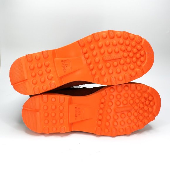 Sorel Caribou OTM Impermeable Waterproof Brown Orange Trail Boots 10.5 Shoe NEW - Picture 8 of 8